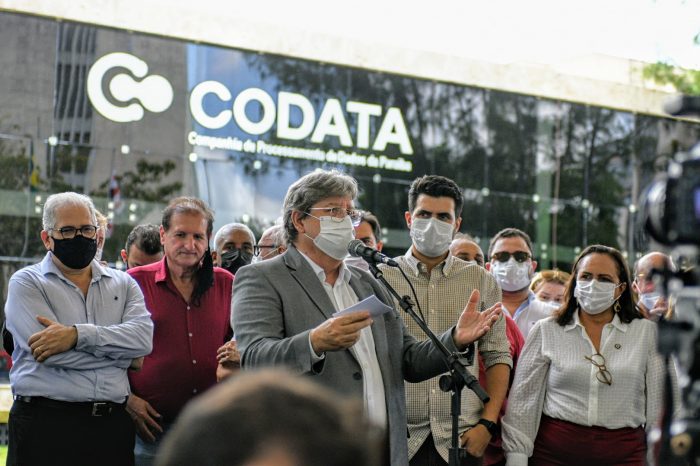 João Azevêdo entrega novo prédio da Codata, viatura e novo posto do Corpo de Bombeiros no Centro Administrativo Estadual
