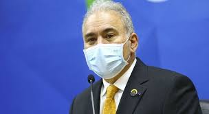 Ministro da Saúde discute situação da pandemia com presidente do STF